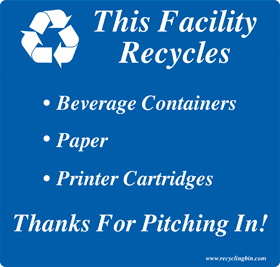 This Facility Recycles 5 Pack