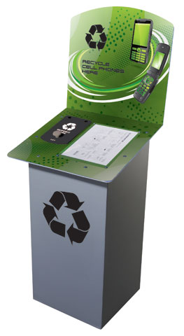 Cell Phone Recycling Bin