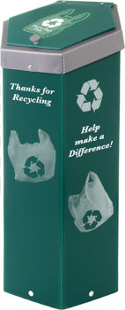 Hexcycle® IV Plastic Bag Recycling Bin