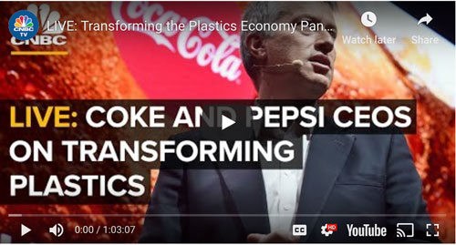 Watch Coca-Cola, Pepsi CEOs discuss plastics at the World Economic Forum