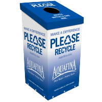 Aquafina Squarecycle™ Recycling Bin